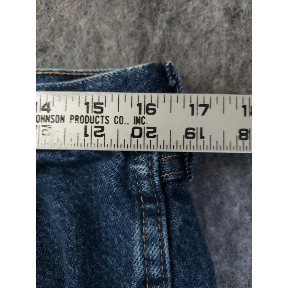 Wrangler Jeans‎ Mens 32x30 Blue Dark Wash Western Cotton Work Denim READ